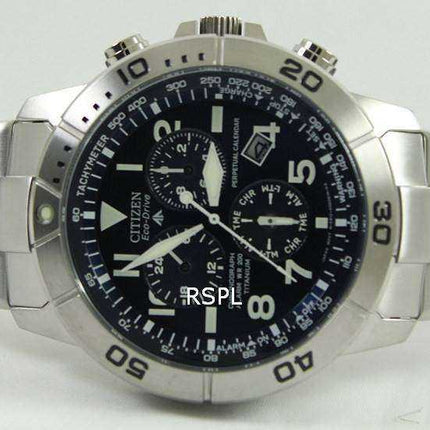 Orologio da uomo Citizen Eco-Drive Titanium Perpetual BL5251-51L / BL5250-53L