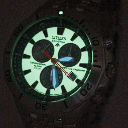 Orologio da uomo con calendario tachimetrico perpetuo Citizen Eco-Drive BL5280-61W