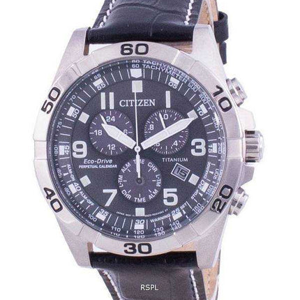Orologio da uomo Citizen Brycen Super Titanium Perpetual Calendar Eco-Drive BL5551-14H 100M