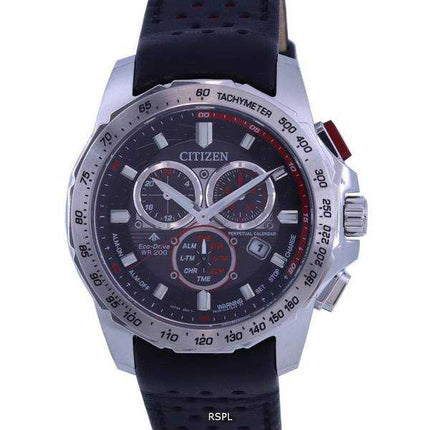 Orologio da uomo Citizen Promaster MX Chronograph quadrante nero Eco-Drive BL5570-01E 200M