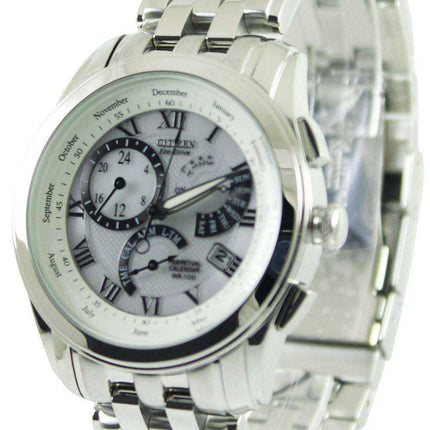 Citizen Eco-Drive Alarm Chronograph Calendario perpetuo Orologio BL8000-54A