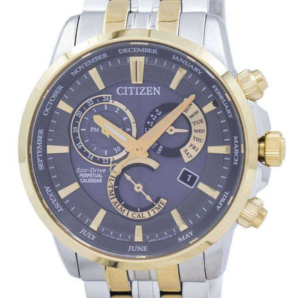 Orologio da uomo Citizen Eco-Drive perpetuo GMT BL8144-54H Orologio da uomo