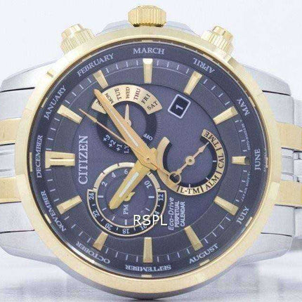 Orologio da uomo Citizen Eco-Drive perpetuo GMT BL8144-54H Orologio da uomo
