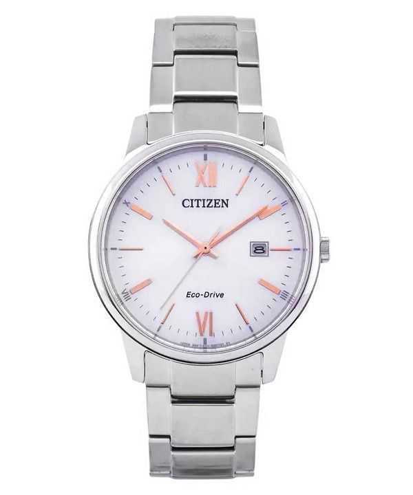 Orologio unisex Citizen Eco-Drive in acciaio inossidabile quadrante argento BM6978-77A