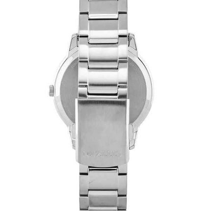 Orologio da uomo Citizen Eco-Drive in acciaio inossidabile quadrante nero BM6978-77E