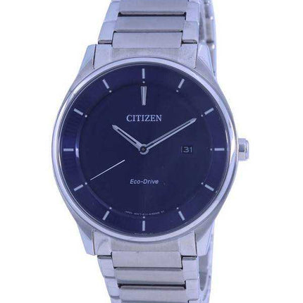 Orologio da uomo Citizen con quadrante blu in acciaio inossidabile Eco-Drive BM7400-80L