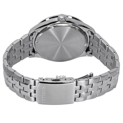 Orologio da uomo Citizen Eco-Drive in acciaio inossidabile con quadrante blu BM7560-59L 100M