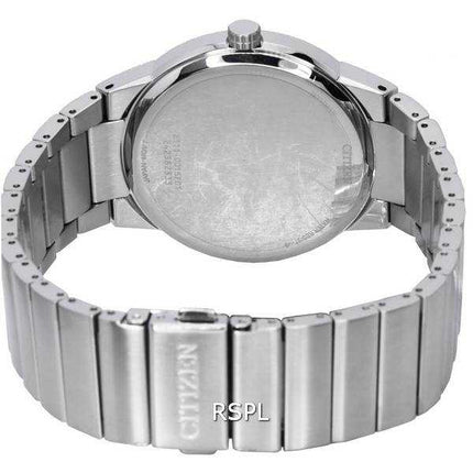 Orologio da uomo Citizen Axiom in acciaio inossidabile con quadrante blu Eco-Drive BM7580-51L