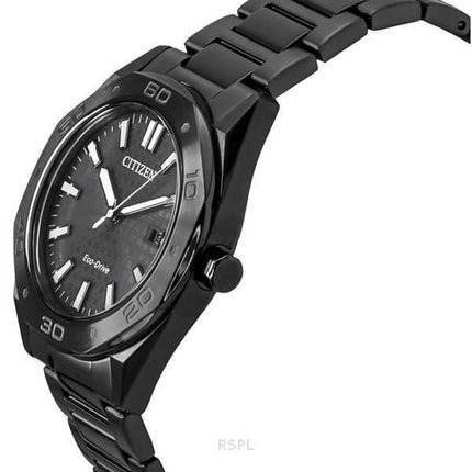 Orologio da uomo Citizen Eco-Drive in acciaio inossidabile con quadrante grigio BM7637-81H 100M