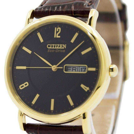 Orologio da uomo Citizen Eco-Drive Gold Tone Stainless Steel BM8242-08E