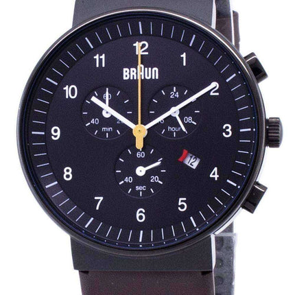 Braun Classic BN0035BKBRG Cronografo da uomo al quarzo