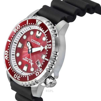Citizen Promaster Divers Eco-Drive BN0159-15X 200M Orologio da uomo con cinturino in silicone senza indicatore di profondità