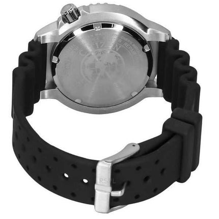 Citizen Promaster Divers Eco-Drive BN0159-15X 200M Orologio da uomo con cinturino in silicone senza indicatore di profondità