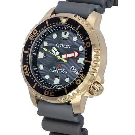 Orologio da uomo Citizen Promaster quadrante grigio Eco-Drive Diver BN0163-00H 200M