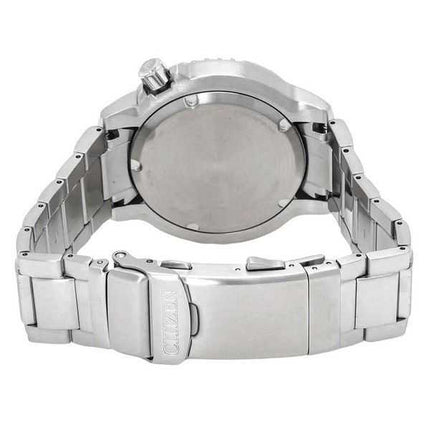 Orologio da uomo Citizen Promaster Dive in acciaio inossidabile quadrante azzurro Eco-Drive Diver BN0165-55L 200M