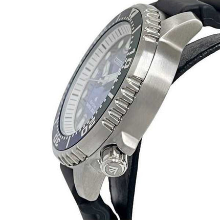 Orologio da uomo Citizen Promaster Dive Eco-Drive cinturino in poliuretano quadrante blu Diver BN0166-01L 200M