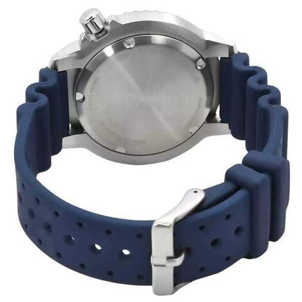 Orologio da uomo Citizen Promaster Dive con cinturino in poliuretano e quadrante blu Eco-Drive BN0168-06L 200M