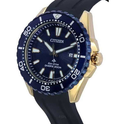 Orologio da uomo Citizen Promaster Marine Blue Dial Eco-Drive Diver BN0196-01L 200M