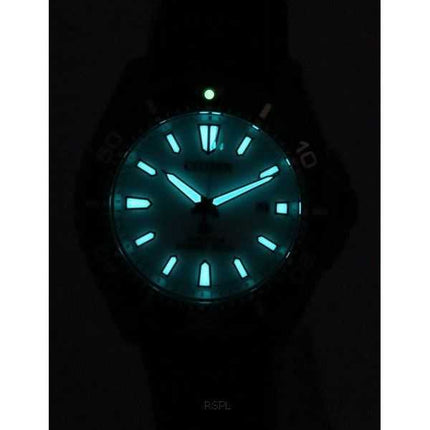 Orologio da uomo Citizen Promaster Marine cinturino in caucciù quadrante bianco Eco-Drive Diver BN0197-08A 200M