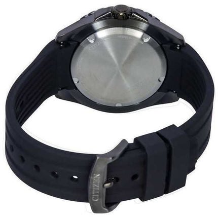 Orologio da uomo Citizen Promaster Marine cinturino in caucciù quadrante bianco Eco-Drive Diver BN0197-08A 200M