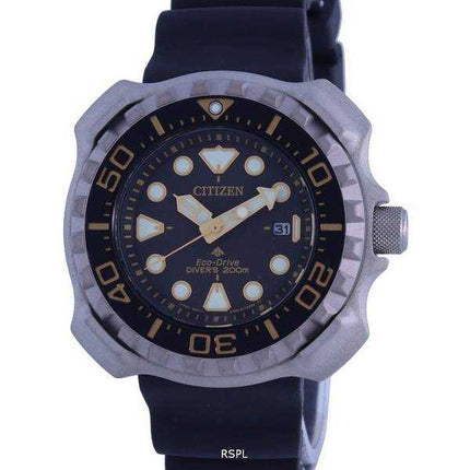 Orologio da uomo Citizen Promaster Marine Black Dial Eco-Drive Diver BN0220-16E 200M