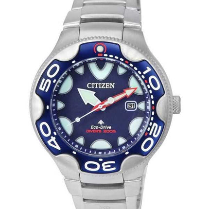 Orologio da uomo Citizen Promaster Dive Eco-Drive in acciaio inossidabile quadrante blu Diver BN0231-52L 200M