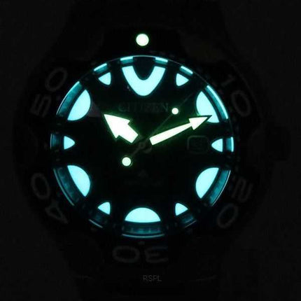Orologio da uomo Citizen Promaster Dive Eco-Drive in acciaio inossidabile quadrante blu Diver BN0231-52L 200M