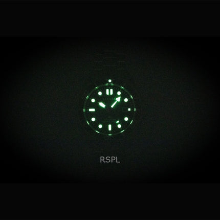 Orologio da uomo Citizen Promaster Marine Eco-Drive Diver&#39;s BN0269-50W 200M in acciaio inossidabile con quadrante verde