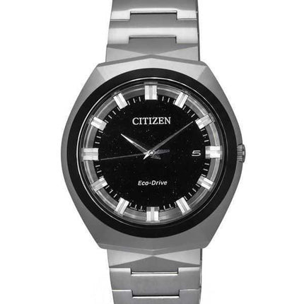 Orologio da uomo Citizen Eco-Drive 365 in acciaio inossidabile con quadrante nero BN1014-55E 100M