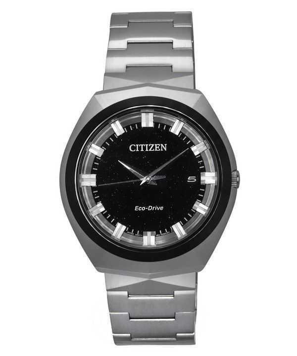 Orologio da uomo Citizen Eco-Drive 365 in acciaio inossidabile con quadrante nero BN1014-55E 100M