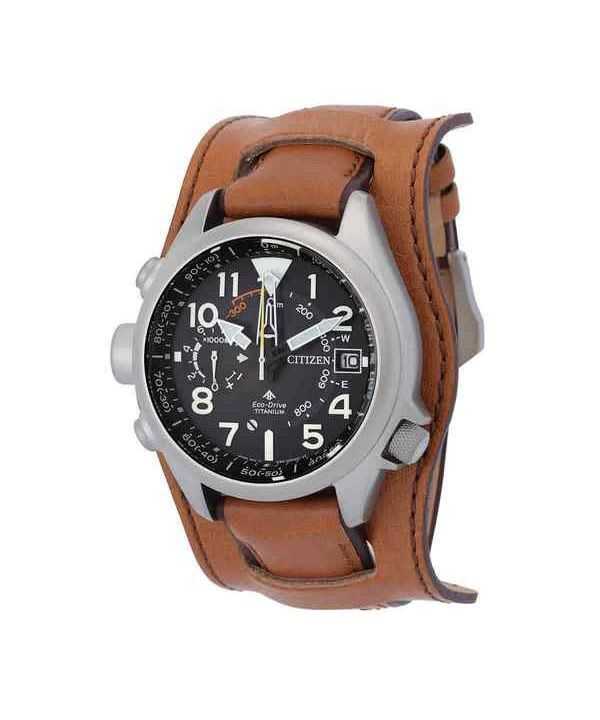 Orologio da uomo Citizen Promaster Land Series Super Titanium quadrante nero Eco-Drive BN4061-08E 200M
