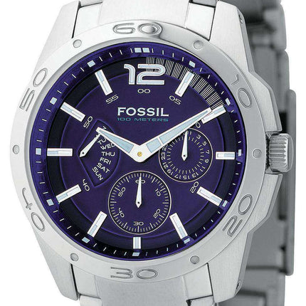Orologio da uomo Fossil multifunzione quadrante blu BQ9346