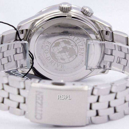 Ora mondiale Eco-Drive a doppio fuso retrogrado per il tempo BR0010-56E