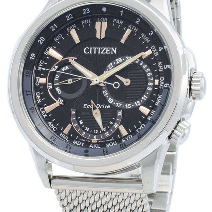 Orologio da uomo Citizen Calendrier Eco-Drive BU2020-70E cronografo World Time