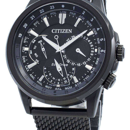 Orologio da uomo Citizen Calendrier Eco-Drive BU2025-76E cronografo World Time