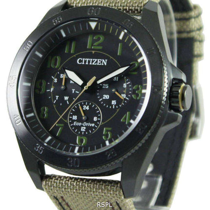 Orologio da uomo Citizen Eco-Drive Khaki Black IP BU2035-05E