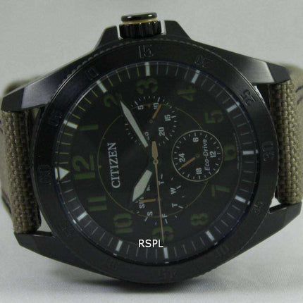 Orologio da uomo Citizen Eco-Drive Khaki Black IP BU2035-05E