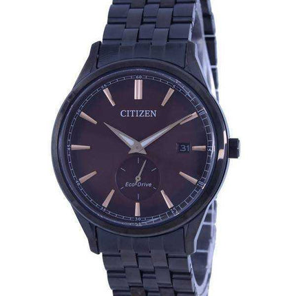 Orologio da uomo Citizen con quadrante marrone in acciaio inossidabile Eco-Drive BV1115-82X