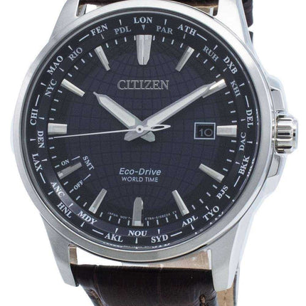 Orologio da uomo Citizen Perpetual BX1001-11L Eco-Drive World Time