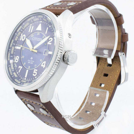 Orologio da uomo Citizen Promaster Nighthawk BX1010-11L World Time Eco-Drive 200M