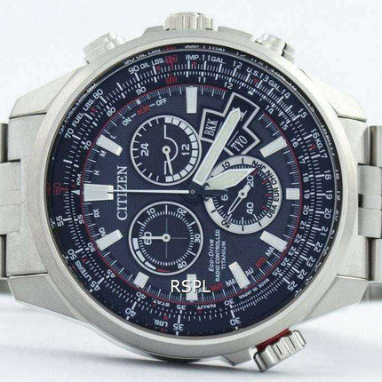 Cronografo Citizen Promaster Eco-Drive Radio Controlled Titanium Giappone Made BY0121-51E Orologio da uomo