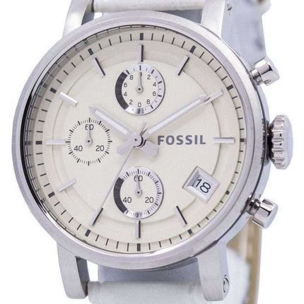 Fossil Original BoyFriend Chronograph Stainless Steel C181018-WHT Orologio da donna