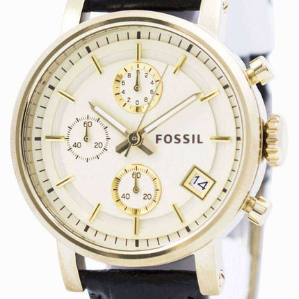 Fossil Original BoyFriend Chronograph Stainless Steel C181019-BLK Orologio da donna