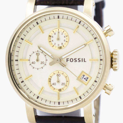 Orologio da donna Fossil Original BoyFriend Chronograph in acciaio inossidabile C181019-BRW