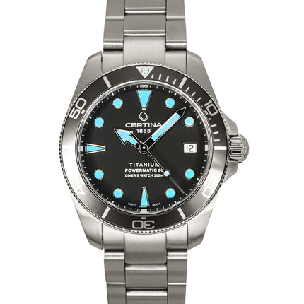 Certina DS Action Diver, orologio unisex automatico con quadrante grigio titanio, C032.807.44.081.00, 300 m