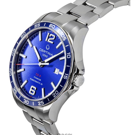 Certina DS-8 Powermatic 80 Titanium Quadrante Blu Automatico C033.807.44.047.00 Orologio da Uomo 100M