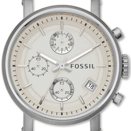 Fossil Original BoyFriend Chronograph Stainless Steel C181018 - Orologio da donna