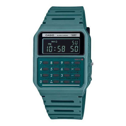 Casio POP Vintage Calculator Digital Green Bio-Based Resin Strap Quarzo CA-53WB-3B Orologio Unisex