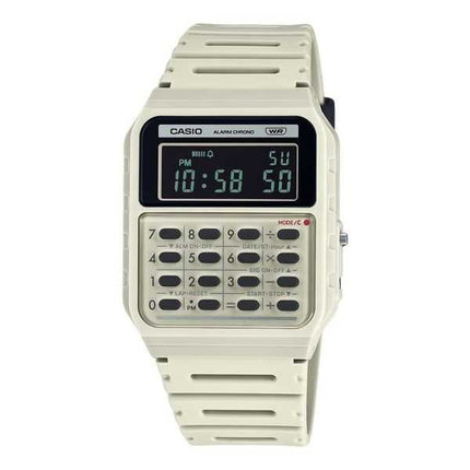 Casio POP Vintage Calculator Digitale Grigio Cinturino in Resina Bio-Based Quarzo CA-53WB-8B Orologio Unisex