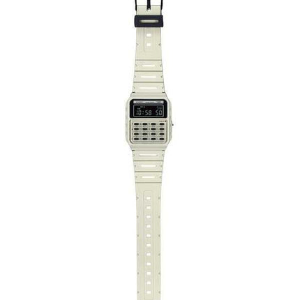 Casio POP Vintage Calculator Digitale Grigio Cinturino in Resina Bio-Based Quarzo CA-53WB-8B Orologio Unisex